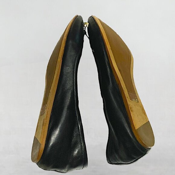 Louise et cie Ferraria Round Toe w/Bow ballet flats Black Size 8 - Picture 8 of 14